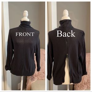 Zips in the back sweater by Philanthropy